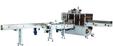 Materiale di plastica completamente automatico di pellicola a pacco della macchina imballatrice del fazzoletto per il trucco