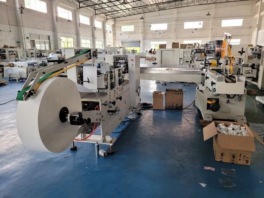 Interfold Paper Towel 28-32gsm*1ply Facial Tissue Production Line con 200mm di dimensione pieghevole e 380V/50Hz di alimentazione