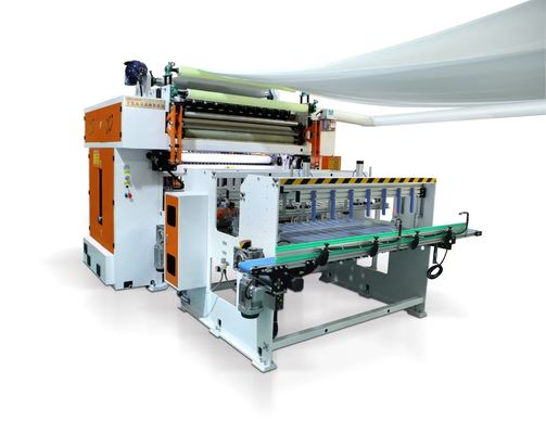V Fold Facial Tissue Folding Machine con unità di trasferimento automatico