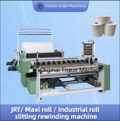 Macchina per il riavvolgimento di rotoli maxi / rotoli di carta igienica 200-300 metri / min velocità