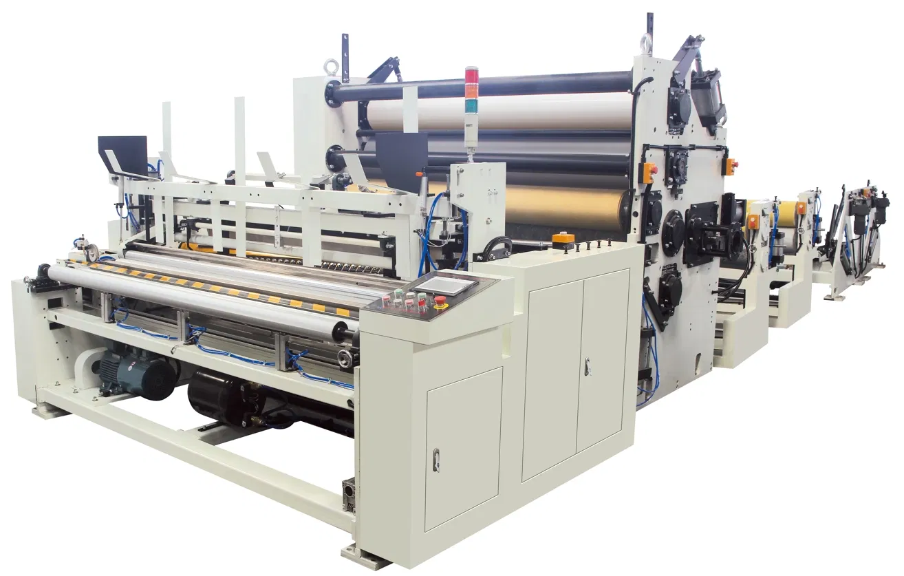 Linea di produzione automatica di rotolo igienico / asciugamano da cucina 0