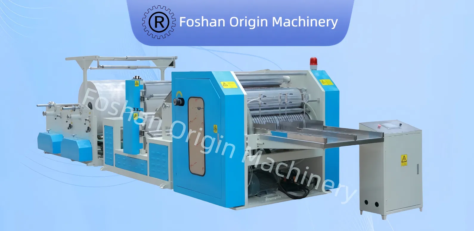 1-3ply Paper Dinner Napkin 1/8 Fold Machine Macchinari di produzione 0