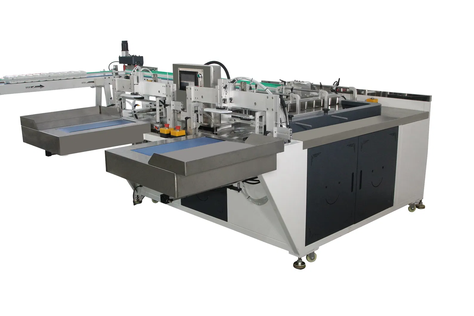 Linea di produzione semiautomatica per la fabbricazione di fazzoletti di carta 6