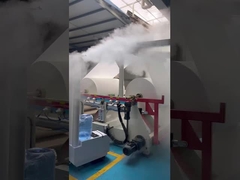 Linea di produzione di tessuti facciali a trazione inferiore / linea di produzione di tessuti facciali a piegatura con trasferimento automatico